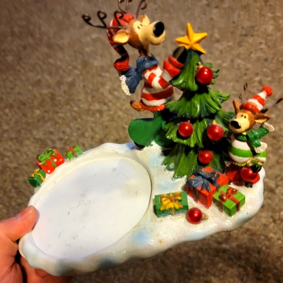 Yankee Candle Reindeer Tree 2011 Jar Holder